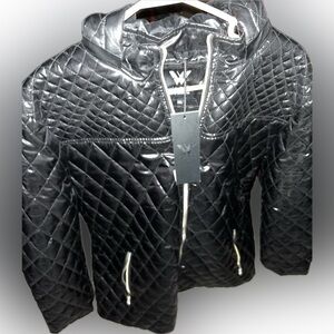 White Mark Winter Collection NWT Women’s 2XL Quilted Puffer Jacket With Hood